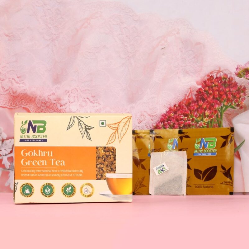 Gokhru Green Tea 10 sachets